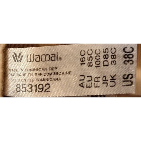 Wacoal Women 38C Sand Beige Basic Beauty Spacer Comfort Underwire T-shirt Bra - Picture 6 of 8